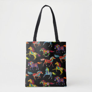 La bolsa de asas de la lona del caballo