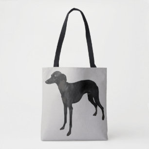 La bolsa de asas de la lona del galgo italiano