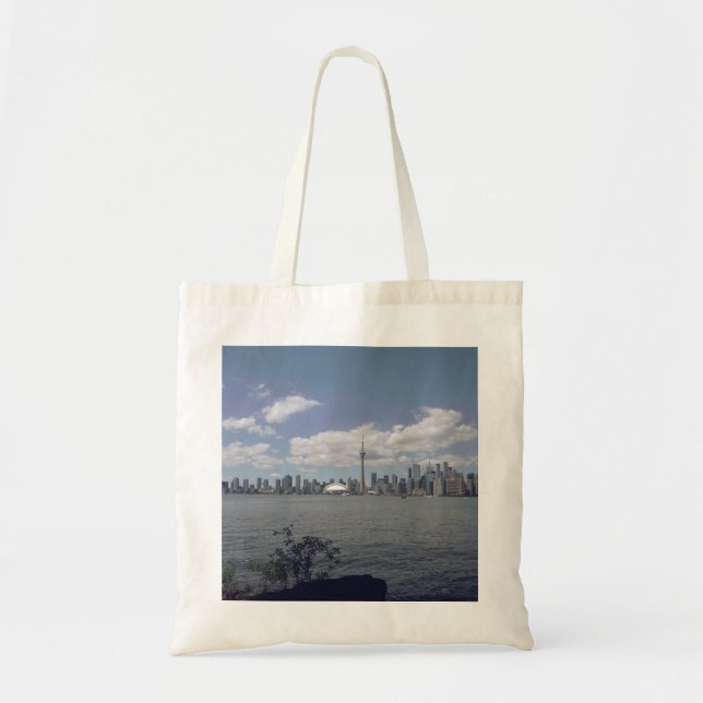 La bolsa de asas de la lona del horizonte de (Frente)