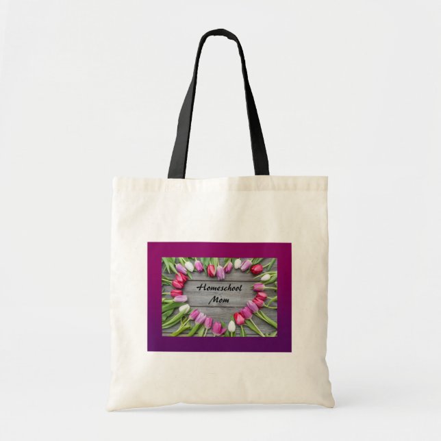 La bolsa de asas de la mamá de Homeschool (Frente)