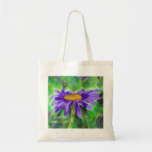 La bolsa de asas de la margarita de Fleabane