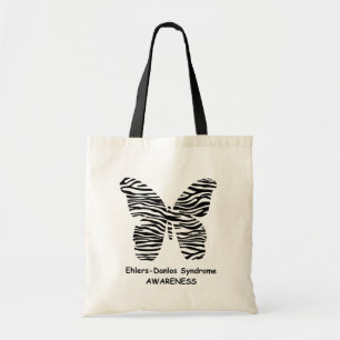 La bolsa de asas de la mariposa del estampado de