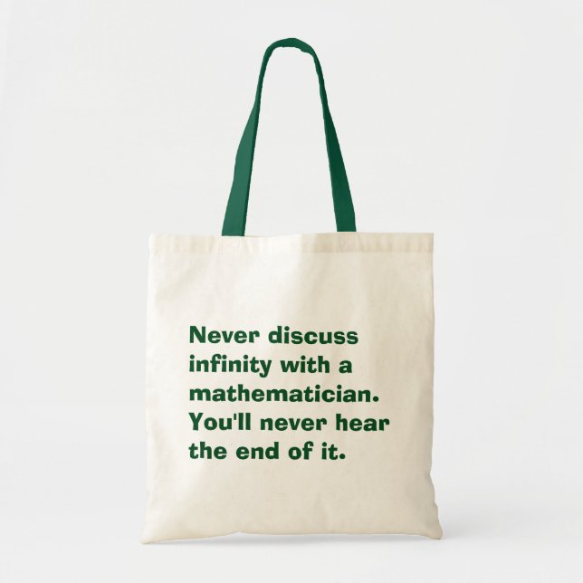 La bolsa de asas de la matemáticas del infinito (Frente)