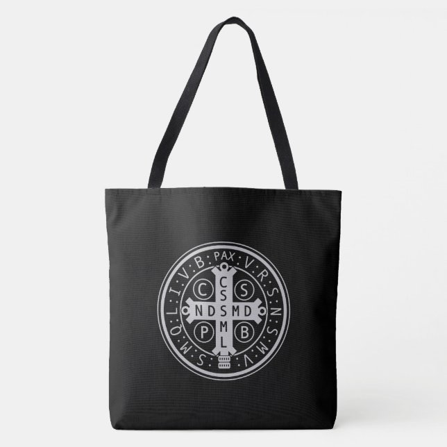 La bolsa de asas de la medalla del St. Benedicto (Anverso)