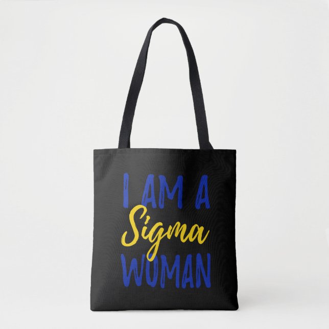 La bolsa de asas de la mujer de la sigma (Anverso)