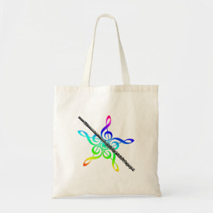 La bolsa de asas de la música de la flauta