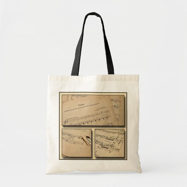 La bolsa de asas de la música del piano (Frente)
