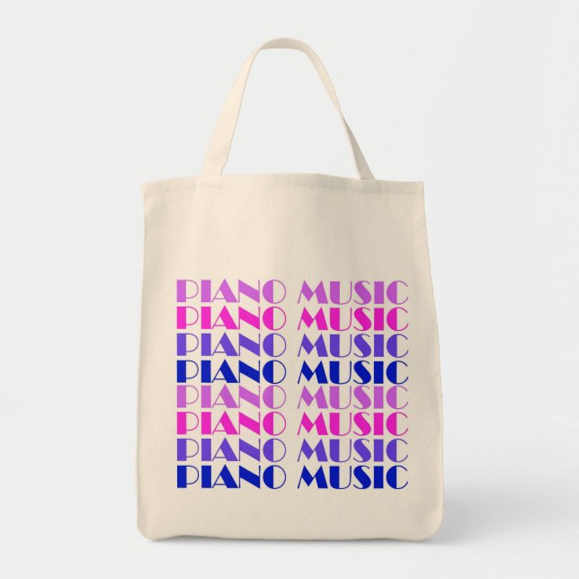 LA BOLSA DE ASAS DE LA MÚSICA DEL PIANO (Frente)