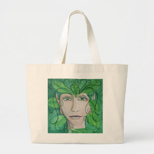 La bolsa de asas de la ninfa de madera