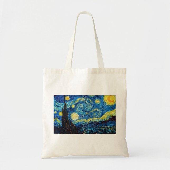 La bolsa de asas de la noche estrellada de Van (Frente)