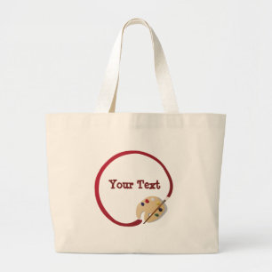 La bolsa de asas de la paleta del artista