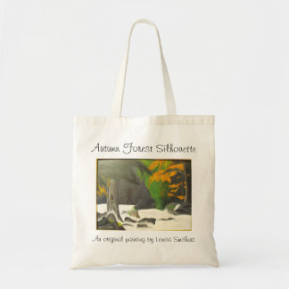 La bolsa de asas de la pintura de la silueta del