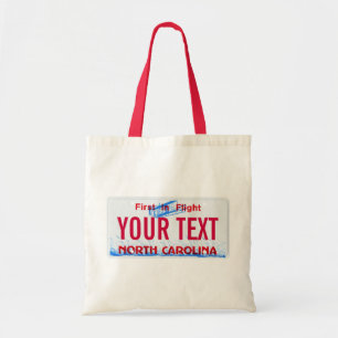 La bolsa de asas de la placa de Carolina del Norte