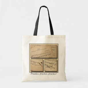 La bolsa de asas de la práctica de música del