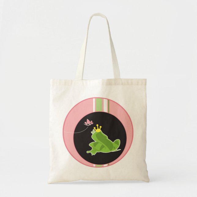 La bolsa de asas de la princesa y de la rana (Frente)