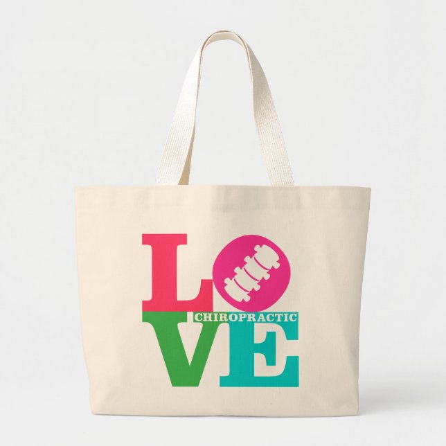 La bolsa de asas de la quiropráctica del AMOR (Frente)