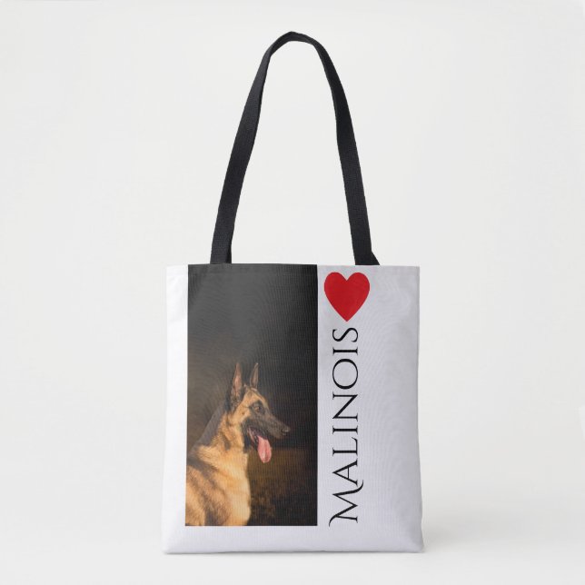 La bolsa de asas de la raza de Malinois (Anverso)