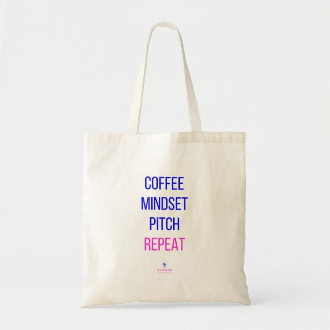 La bolsa de asas de la repetición de la echada del (Frente)