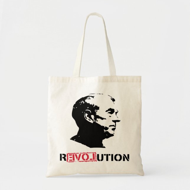La bolsa de asas de la revolución de Ron Paul (Frente)