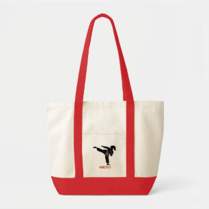 La bolsa de asas de la silueta del chica de los