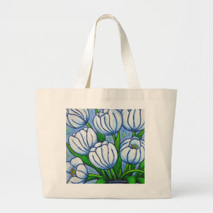La bolsa de asas de la tranquilidad del tulipán