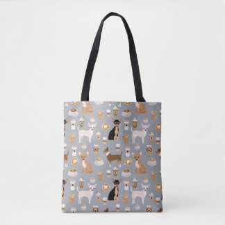 La bolsa de asas de las chihuahuas y del café