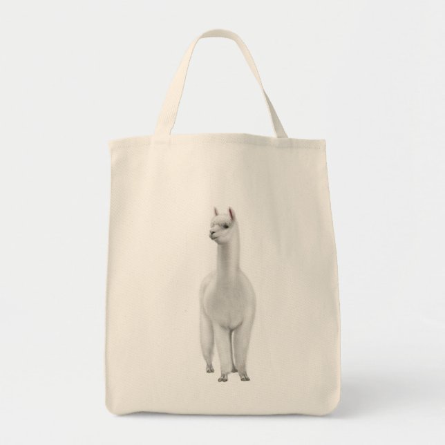 La bolsa de asas de las compras de la alpaca (Frente)