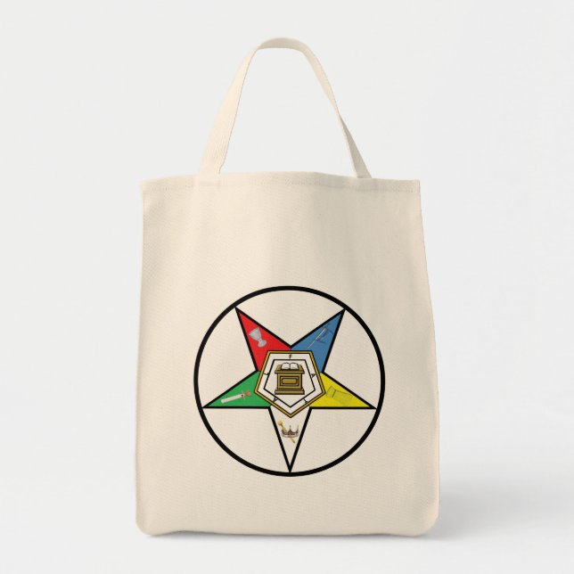 La bolsa de asas de las compras del CÍRCULO de OES (Frente)