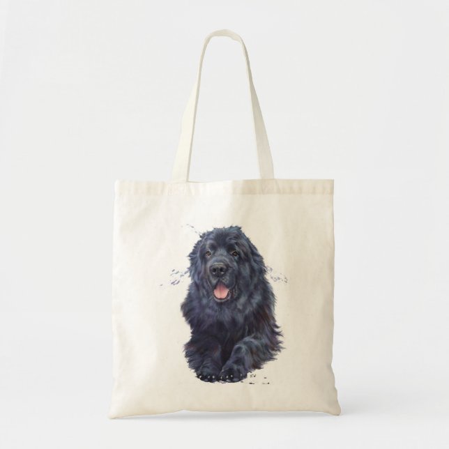 La bolsa de asas de las compras del perro de (Frente)
