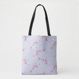 La bolsa de asas de las flores de cerezo