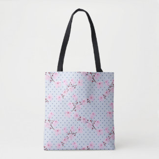La bolsa de asas de las flores de cerezo