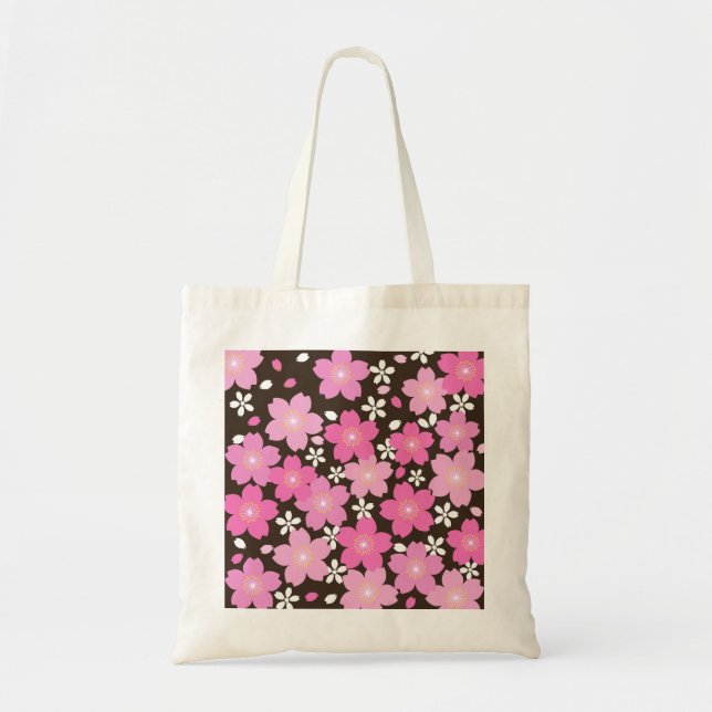 La bolsa de asas de las flores de cerezo (Frente)