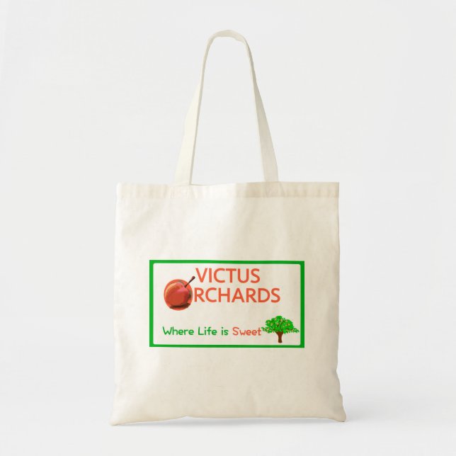 "La bolsa de asas de las huertas de Victus" (Frente)
