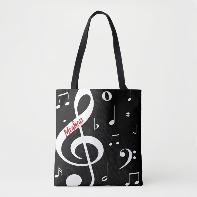 La bolsa de asas de las notas musicales (Anverso)