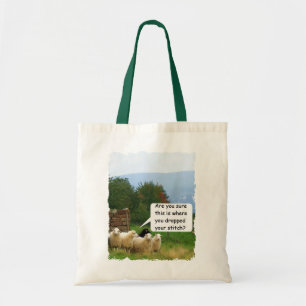 La bolsa de asas de las ovejas de la puntada del