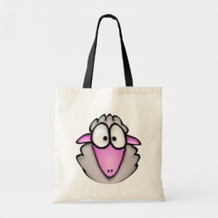 La bolsa de asas de las ovejas del dibujo animado