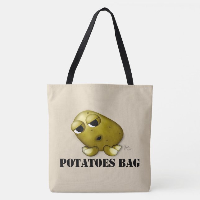 La bolsa de asas de las patatas de la diversión (Anverso)
