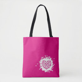 La bolsa de asas de las rosas fuertes