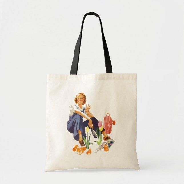 LA BOLSA DE ASAS DE LOS GUANTES DEL JARDÍN QUE (Frente)