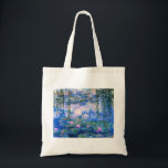 La bolsa de asas de los lirios de agua de Monet<br><div class="desc">La bolsa de asas de los lirios de agua de Monet. Pintura al óleo en lona a partir de 1916. Monet pintó su charca famosa del lirio de agua obsesivamente durante los años finales de su carrera, extrayendo la inspiración de la luz del sol y su efecto de desplazamiento sobre...</div>