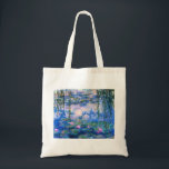 La bolsa de asas de los lirios de agua de Monet<br><div class="desc">La bolsa de asas de los lirios de agua de Monet. Pintura al óleo en lona a partir de 1916. Monet pintó su charca famosa del lirio de agua obsesivamente durante los años finales de su carrera, extrayendo la inspiración de la luz del sol y su efecto de desplazamiento sobre...</div>