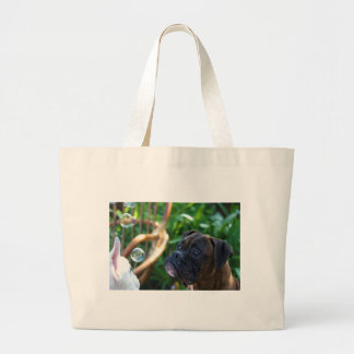 La bolsa de asas de los perros y de las burbujas