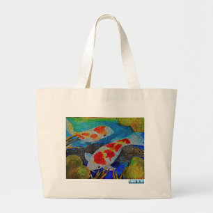 La bolsa de asas de los pescados de Koi