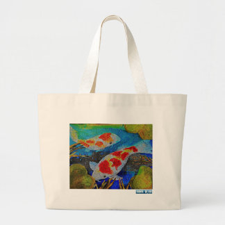 La bolsa de asas de los pescados de Koi