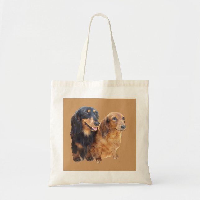 La bolsa de asas de los Sweeties del Dachshund (Frente)