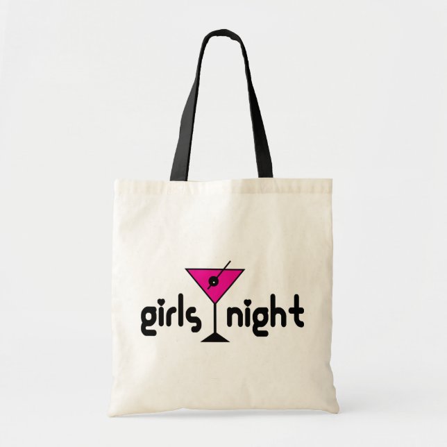 La bolsa de asas de Martini del rosa de la noche (Frente)
