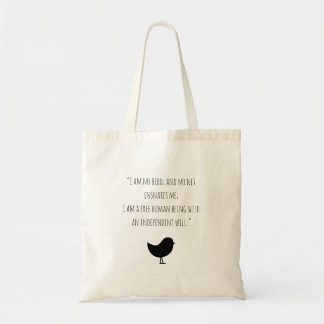 La bolsa de asas de motivación de Jane Eyre (Frente)