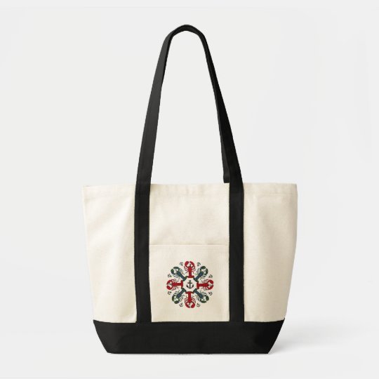 La bolsa de asas de N.S. Christmas del ancla del