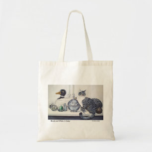 La bolsa de asas de pelo corto del gato de Tabby