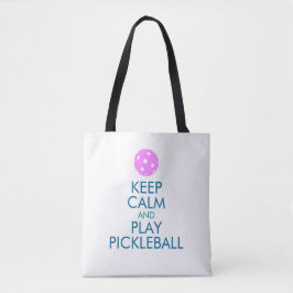 La bolsa de asas de Pickleball - guarde la calma y